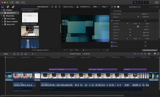 zs4 video editor for mac